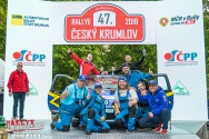 Rallye Český Krumlov: Dojezd posádek do cíle